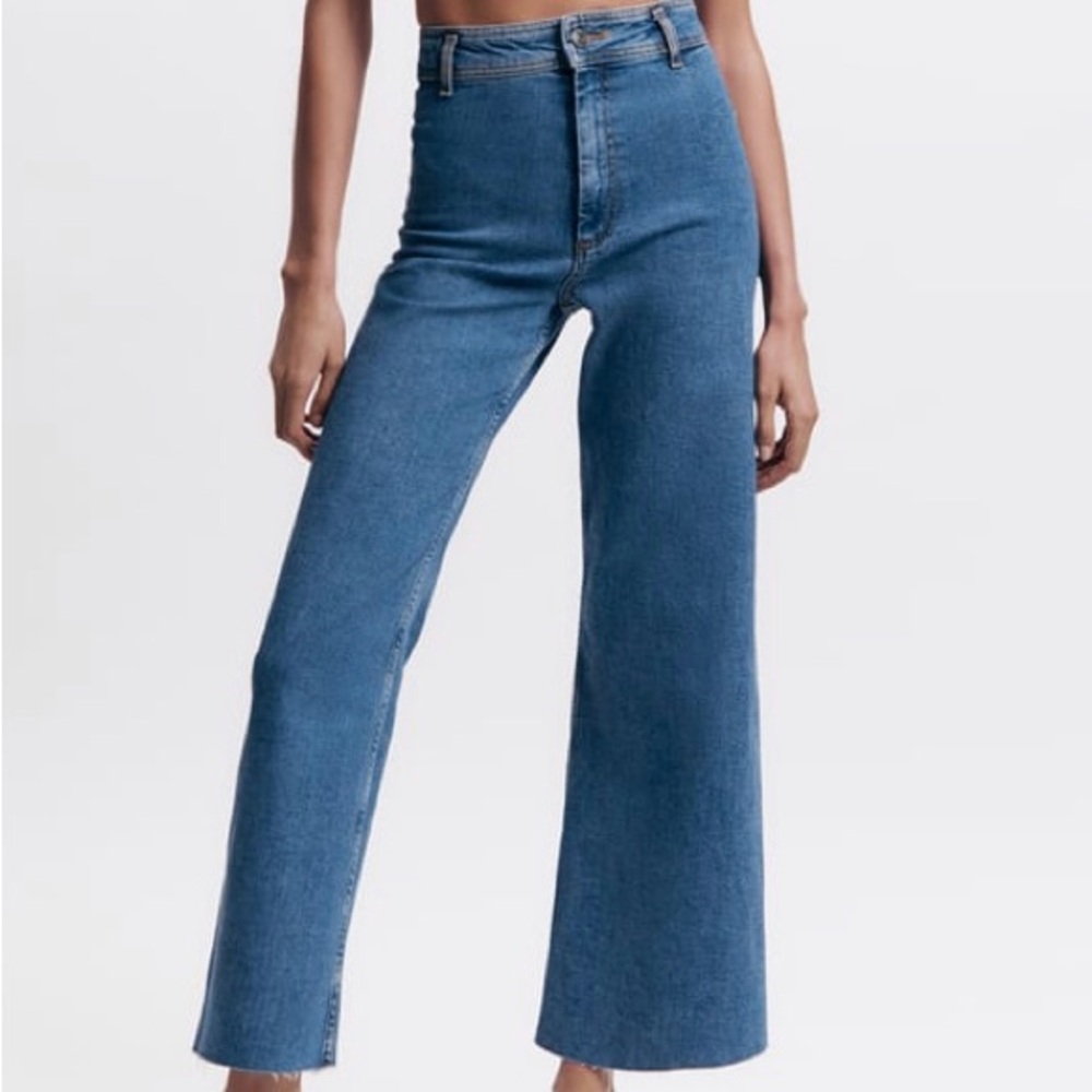 ZARA THE MARINE STRAIGHT JEANS size 10